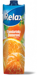 Relax mandarinka a pomeranč s dužinou 1l