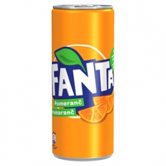 Fanta pomeranč plech 0,33l /24ks