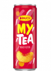 Rauch My Tea Ledový čaj broskev 330ml plech /24ks