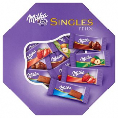 Milka Singles čokolády mix 138g