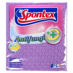 Utěrka houbová Antifungi Spontex 3ks