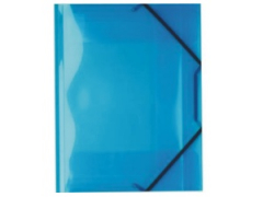 Desky A4 s gumičkou 3 chlopně modré