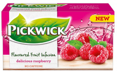 Pickwick Flavoured Fruit Infusion Delicious Raspberry Malina 20x2g