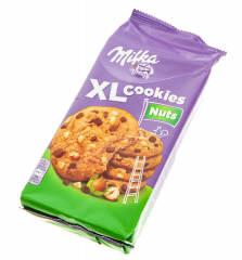 Milka XL Cookies oříšek 184g