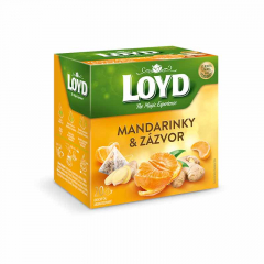 Loyd čaj pyramida mandarinka a zázvor 20x2g