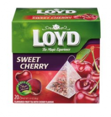 Loyd čaj sweet cherry pyramidový 20x2g