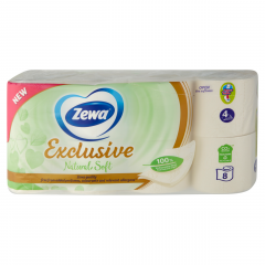 Zewa Exclusive Natural Soft Toaletní papír 4-vrstvý 8ks