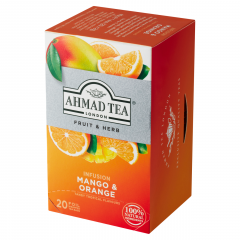 Ahmad Tea Fruit&Herb Infusion Ovocnobylinná směs mango&pomeranč 20x2g