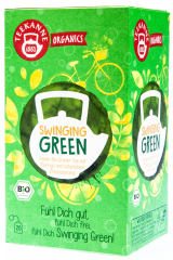 Teekanne Swinging Green, bio zelený čaj 20x1,75g