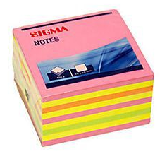 Bloček Sigma Brillia mix barev 75x75mm 450listů