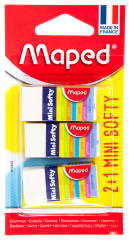 Pryž Maped Mini Softy bílá sada 3ks