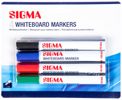 Popisovač na tabuli Sigma mix barev 4ks
