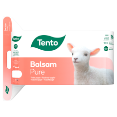 Tento Toaletní papír Balsam Pure 3-vrstvý 18m 16ks