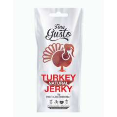 Fine Gusto Jerky Natural Krůtí maso sušené 5x12g