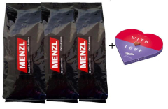 3x Brasil Santos zrnková káva 1 kg + Milka with Love 44 g