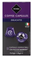 Rioba Espresso Delicato 11x5g kapsle