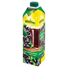 Pfanner Nektar černý rybíz 25% 1l