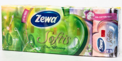 Zewa Softis Cotton kapesníky 4-vrstvé 10x9ks