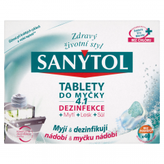 Sanytol Dezinfekční tablety do myčky 4v1 40ks
