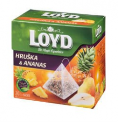 Loyd čaj ananas/hruška pyramidový 20x2g