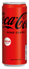 Coca Cola Zero plech 0,33l /24ks
