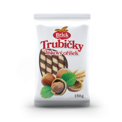 Brick Trubičky lískový oříšek 150g