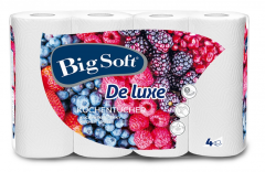 Big Soft Deluxe kuchyňské utěrky 3-vrstvé 4ks