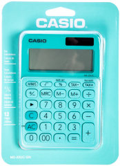 Kalkulačka Casio MS 20 UC GN  mix barev