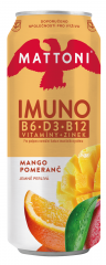 Mattoni Imuno Mango/Pomeranč 4x500ml plech