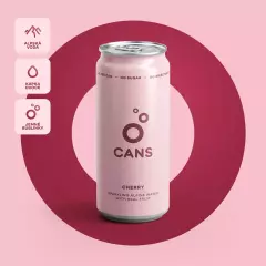 CANS s příchutí višně a třešně bez cukru, bez sladidel plech 330ml  /24ks