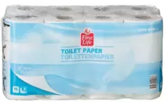 Fine Life Toaletní papír 3vrstvý 160 útržků 21,12 m 16ks