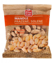 Fine Life Mandle pražené solené 300g