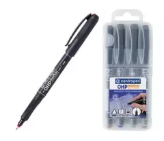 CENTROPEN Popisovač permanentní tenký 2636/4 sada