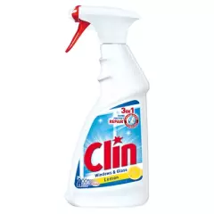 Clin 3v1 Windows&Glass Lemon/Citrus Čistič na okna sprej 500 ml