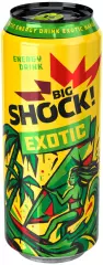 Big Shock! Exotic juicy energetický nápoj 500ml plech / 6ks