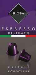 Rioba Espresso Delicato 10x5g kapsle