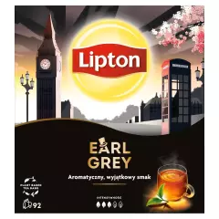 Lipton Earl Grey černý čaj 92 x 1,5 g