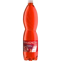 Magnesia Red jemně perlivá minerální voda Červený pomeranč 1,5l /6ks