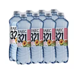 Rajec 321 Regenerace broskev meduňka jemně perlivá voda 750ml / 8 ks