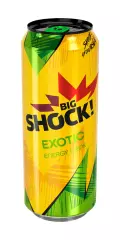 Big Shock! Exotic juicy energetický nápoj 500ml plech / 6ks