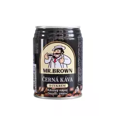 MR.BROWN Ledová káva Black 240ml / 6 ks