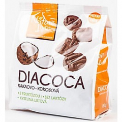 Diacoca Sušenky kakaové s kokosem 180g vhodné pro diabetiky