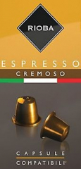 Rioba Espresso Cremoso 10x5g kapsle