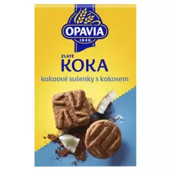 Opavia Zlaté Koka sušenky s kokosem a kakaem 180g