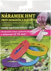náramek proti komárům a klíšťatům, 2 ks