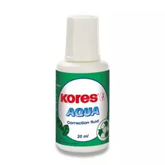 Opravný lak tekutý se štětečkem Kores Aqua 20 ml
