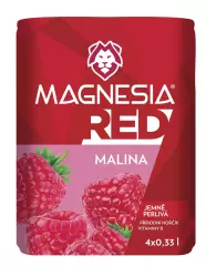 MAGNESIA RED malina 330ml plech / 4ks