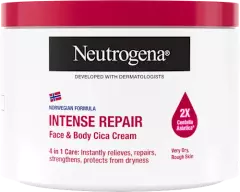 Neutrogena tělové mléko na obličej a tělo Intense Repair, 400 ml