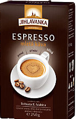 Jihlavanka Espresso mlétá káva 250g