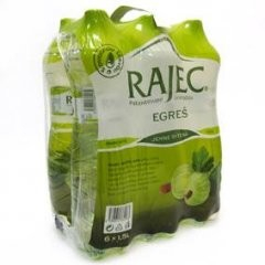 Rajec angrešt jemně perlivá voda 1,5l /6ks